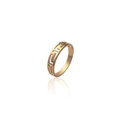 Кольцо с золотым покрытием 750°,  ⌀ 19.5, произведено во Франции цена и информация | Кольца | 220.lv