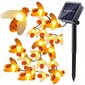 LED vītne ar saules bateriju 5 m cena un informācija | Āra apgaismojums | 220.lv