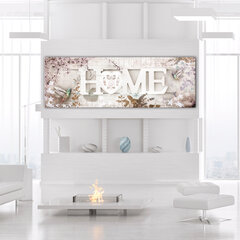 Картина - Home and Hummingbirds (1 Part) Beige Narrow 135x45 см цена и информация | Картины | 220.lv