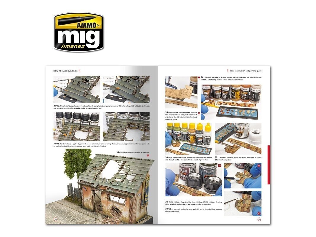 Žurnāls AMMO MIG - HOW TO MAKE BUILDINGS. BASIC CONSTRUCTION AND PAINTING GUIDE (English), 6135 цена и информация | Grāmatas pusaudžiem un jauniešiem | 220.lv