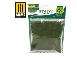 Reālistiska zāle AMMO MIG - Static Grass - Lush Summer – 4mm, 8816 cena un informācija | Mākslīgie ziedi | 220.lv