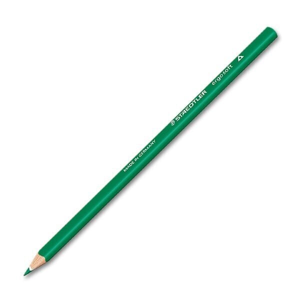 Krāsains zīmulis Ergosoft zaļš trīspusējs, Staedtler /12 цена и информация | Modelēšanas un zīmēšanas piederumi | 220.lv