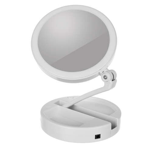 Kosmētiskais spogulis ar LED gaismu cena un informācija | Kosmētikas somas, spoguļi | 220.lv