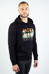 Спортивный свитер Jack&Jones 12210076BLACK-M цена и информация | Мужские свитера | 220.lv