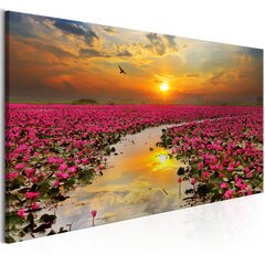 Картина - Lily Field (1 Part) Narrow 135x45 см цена и информация | Картины | 220.lv