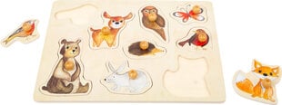 Деревянный пазл Forest Animals цена и информация | Развивающие игрушки | 220.lv