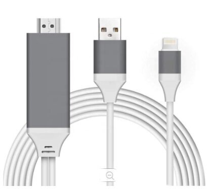 Adaptera kabelis Lightning HDMI FHD USB iPhone iPad цена и информация | Adapteri un USB centrmezgli | 220.lv