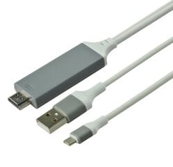 Adaptera kabelis Lightning HDMI FHD USB iPhone iPad цена и информация | Адаптеры и USB разветвители | 220.lv