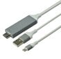 Adaptera kabelis Lightning HDMI FHD USB iPhone iPad cena un informācija | Adapteri un USB centrmezgli | 220.lv