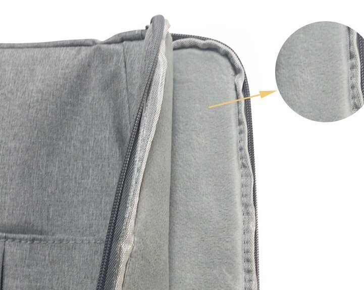 Bag Case Case Klēpjdators 10-13,3 collas Macbook Grey cena un informācija | Somas portatīvajiem datoriem | 220.lv