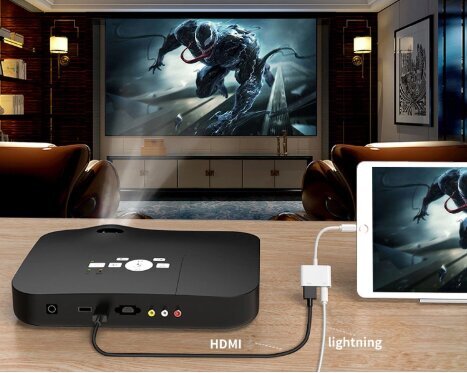 ADAPTERIS AV Lightning HDMI Full HD iPhone iPad adapteris cena un informācija | Adapteri un USB centrmezgli | 220.lv