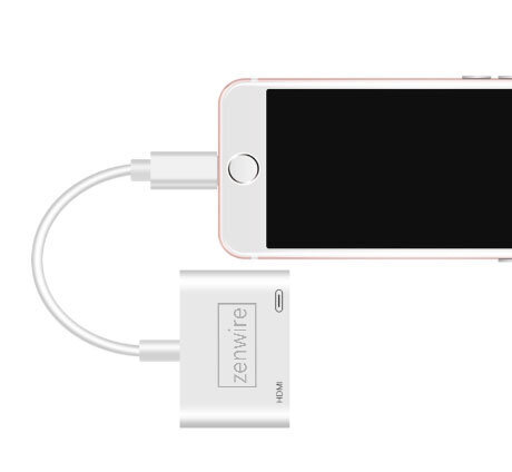 ADAPTERIS AV Lightning HDMI Full HD iPhone iPad adapteris цена и информация | Adapteri un USB centrmezgli | 220.lv