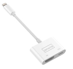 ADAPTERIS AV Lightning HDMI Full HD iPhone iPad adapteris цена и информация | Адаптеры и USB разветвители | 220.lv