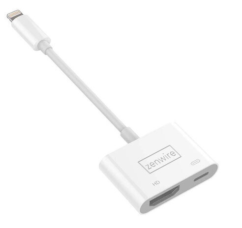 ADAPTERIS AV Lightning HDMI Full HD iPhone iPad adapteris цена и информация | Adapteri un USB centrmezgli | 220.lv