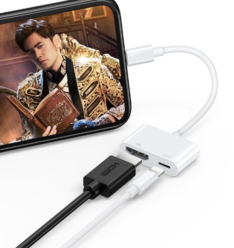 ADAPTERIS AV Lightning HDMI Full HD iPhone iPad adapteris цена 