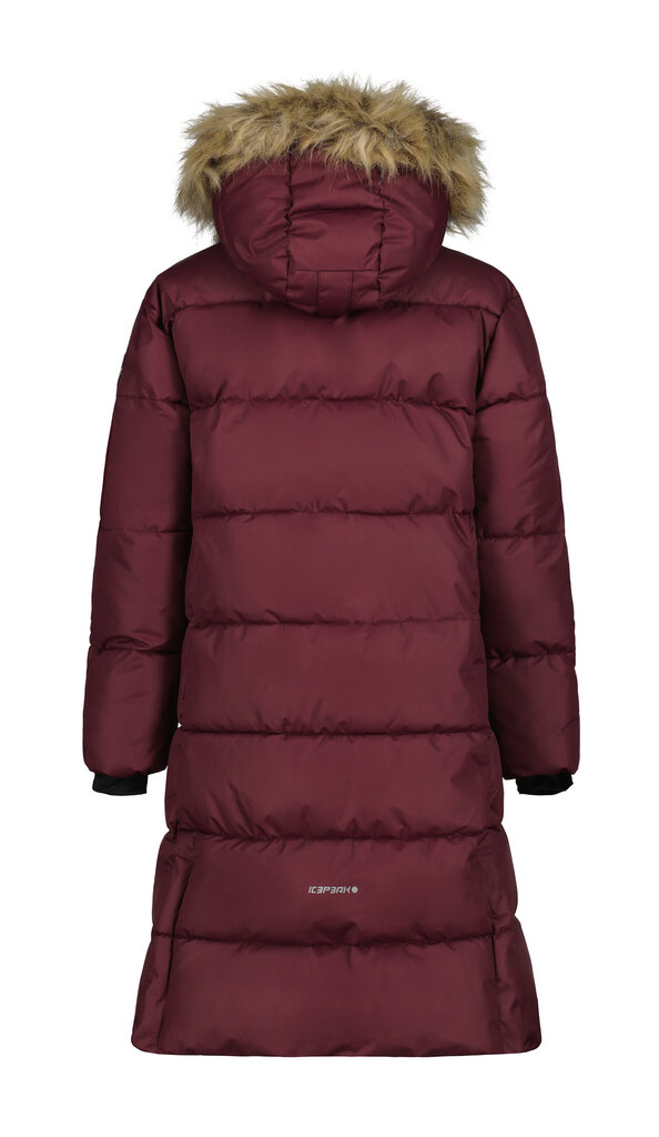 Icepeak ziemas mētelis bērniem KEYSTONE JR, bordo krāsas cena un informācija | Ziemas apģērbs bērniem | 220.lv
