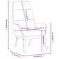 Atpūtas krēsls, brūns, audums cena un informācija | Dārza krēsli | 220.lv
