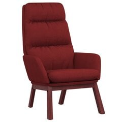 Atpūtas krēsls, sarkans, audums cena un informācija | Dārza krēsli | 220.lv