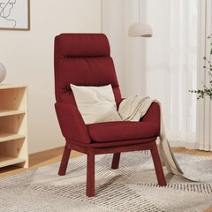 Atpūtas krēsls, sarkans, audums cena un informācija | Dārza krēsli | 220.lv