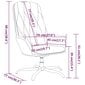 Atpūtas krēsls, brūns, mākslīgā āda, spīdīgs cena un informācija | Dārza krēsli | 220.lv
