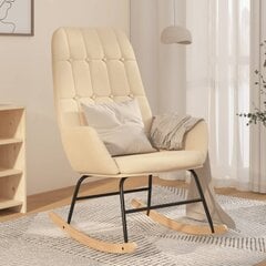 Šūpuļkrēsls, smilšu krāsā, audums цена и информация | Кресла в гостиную | 220.lv