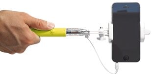 Selfie Stick Sponge C (20-102 cm) Желтая цена и информация | Моноподы для селфи («Selfie sticks») | 220.lv