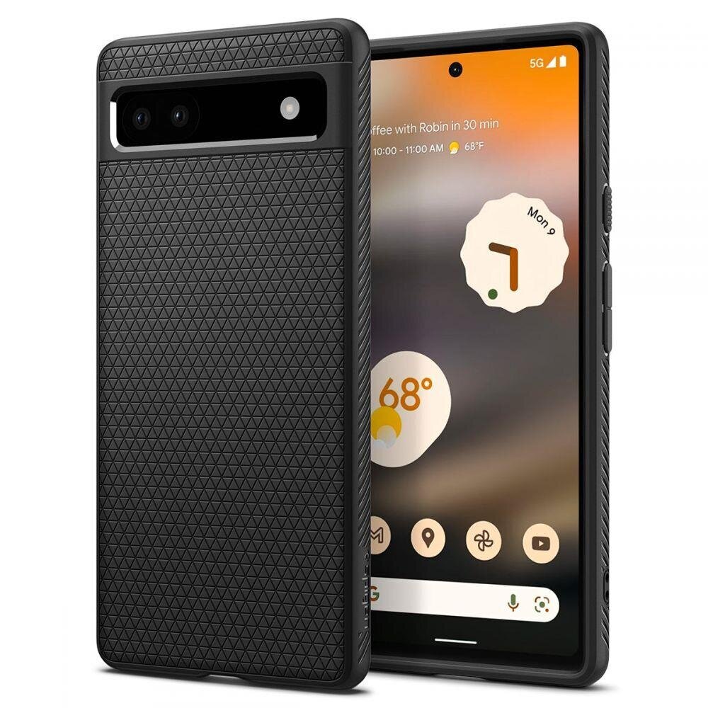 Spigen Liquid Air case cover Google Pixel 6A black (20919-0) цена и информация | Telefonu vāciņi, maciņi | 220.lv