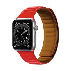 Magnetic Watch Strap Red cena un informācija | Viedpulksteņu un viedo aproču aksesuāri | 220.lv