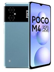 Poco M4 5G 4/64GB MZB0BFAEU Cool Blue цена и информация | Мобильные телефоны | 220.lv