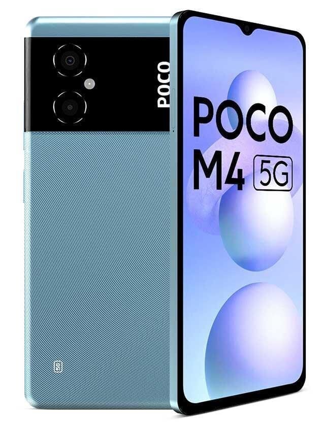 Poco M4 5G 4/64GB MZB0BFAEU Cool Blue цена и информация | Mobilie telefoni | 220.lv