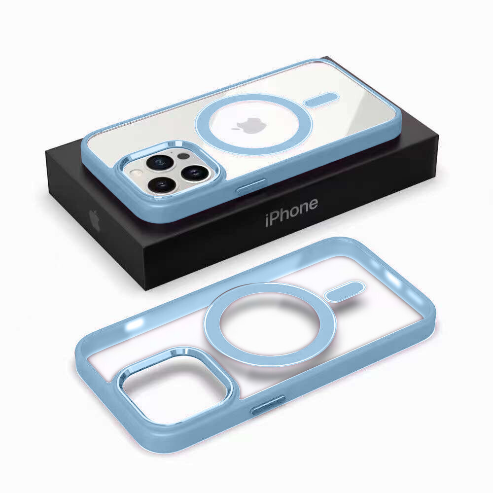 Hard Case Matte Apple iPhone 13 Pro Max (support MagSafe) light blue cena un informācija | Telefonu vāciņi, maciņi | 220.lv