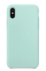 Maciņš Liquid Silicone 1.5mm Apple iPhone X/XS piparmētru krāsa цена и информация | Чехлы для телефонов | 220.lv