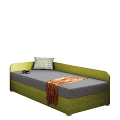 Кровать Draban 90х200см, зеленая/серая цена и информация | Кровати | 220.lv