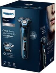 Ротационная бритва Philips SHAVER Series 7000 S7786/59, черный/синий цена и информация | Электробритвы | 220.lv