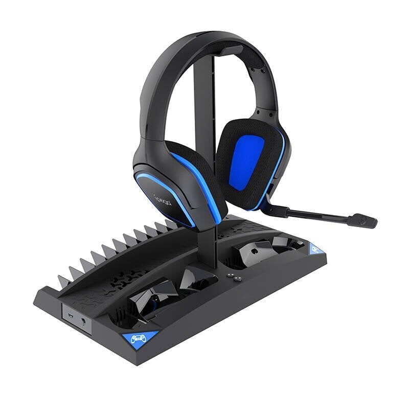 iPega PG-P4009 Multifunctional Stand for PS4 and accessories (black) cena un informācija | Gaming aksesuāri | 220.lv