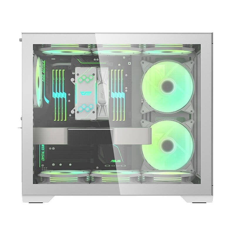 Darkflash C305 ATX Computer case (White) цена и информация | Datoru korpusi | 220.lv