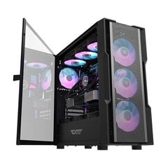 Darkflash DK431 Mesh Computer case (Black) cena un informācija | Datoru korpusi | 220.lv