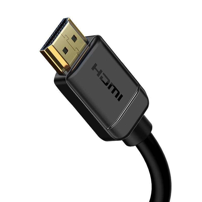 Baseus High Definition Series HDMI 2.0 cable, 4K 60Hz, 1.5m (black) cena un informācija | Kabeļi un vadi | 220.lv