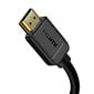 Baseus High Definition Series HDMI 2.0 cable, 4K 60Hz, 1.5m (black) cena un informācija | Kabeļi un vadi | 220.lv