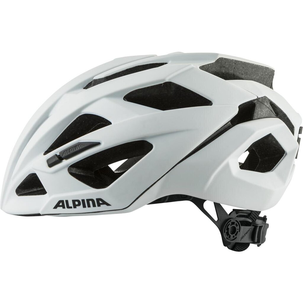 Kask rowerowy ALPINA VALPAROLA biały matt 55-59 цена и информация | Ķiveres | 220.lv