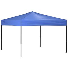 Saliekama pasākumu telts, zila, 3x3 m cena un informācija | Dārza nojumes un lapenes | 220.lv