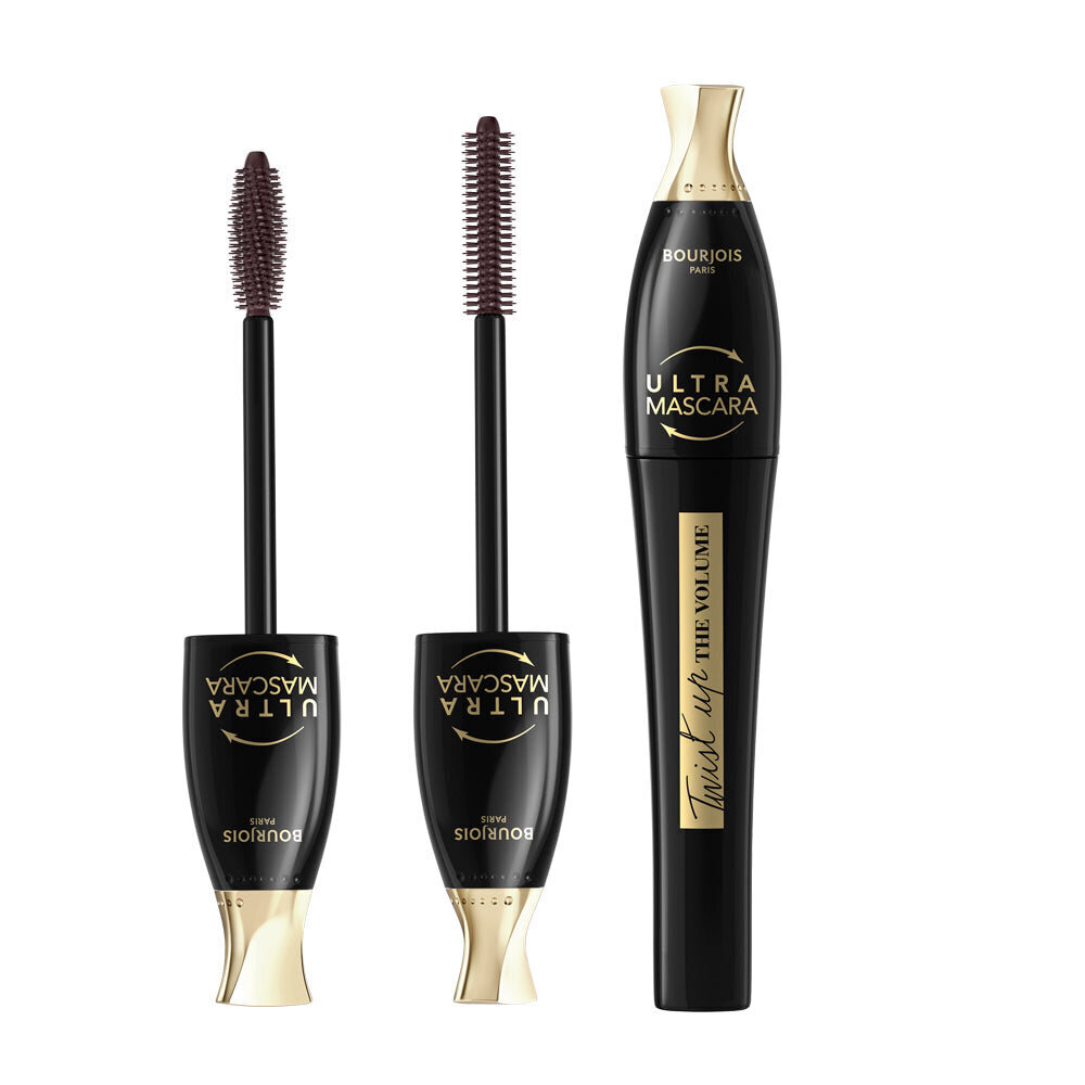 Skropstu tuša Bourjois_Mascara Twist Up The Volume 002 Ultra Brown, 8 ml cena un informācija | Acu ēnas, skropstu tušas, zīmuļi, serumi | 220.lv