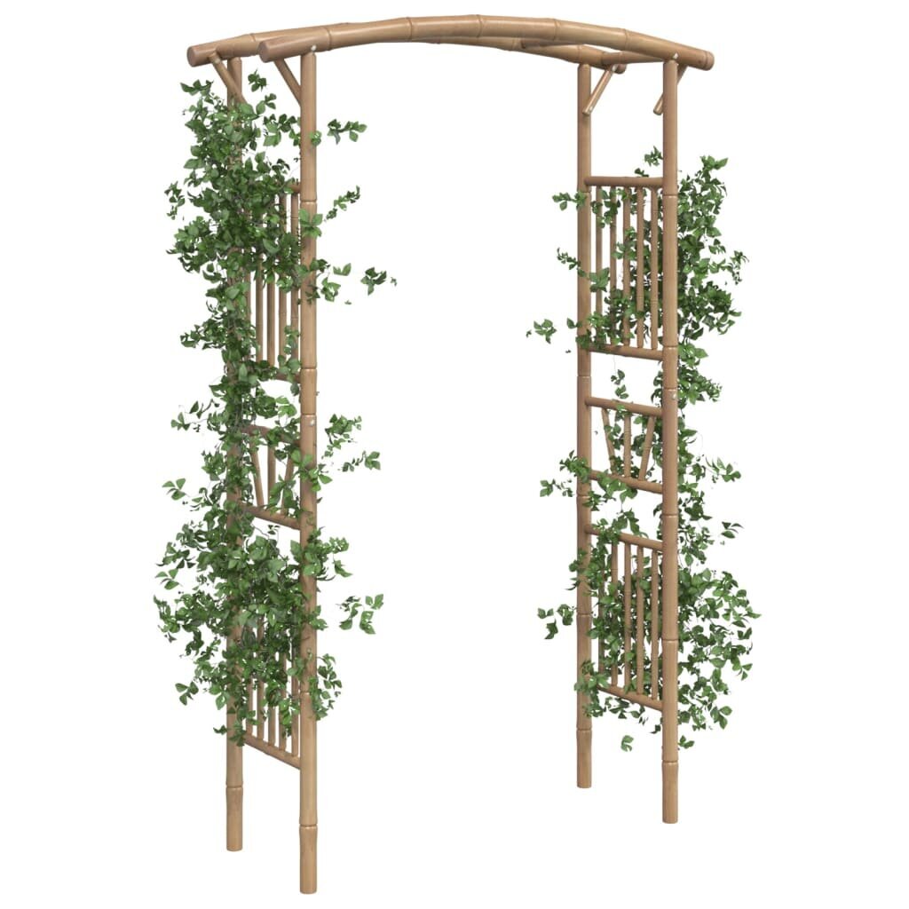 Rožu arka, 118x40x187cm, bambuka cena un informācija | Dārza dekori | 220.lv