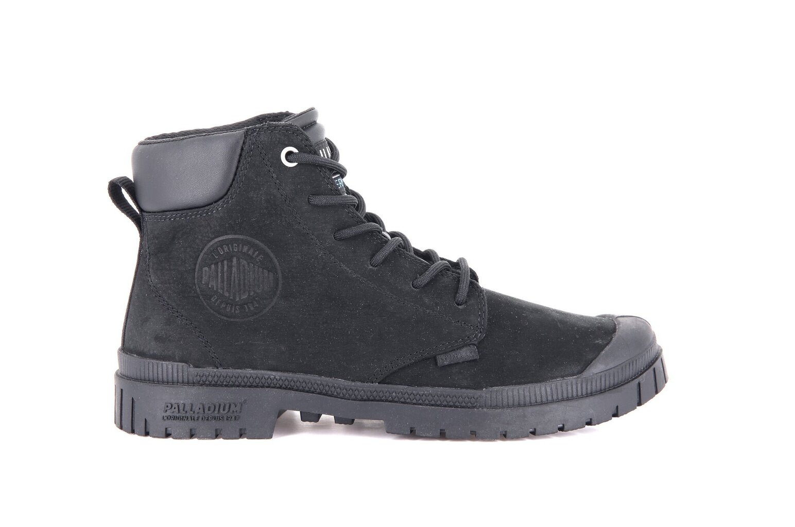 PALLADIUM zābaki PAMPA SP20 CUFF Leather Waterproof / Black cena un informācija | Vīriešu kurpes, zābaki | 220.lv