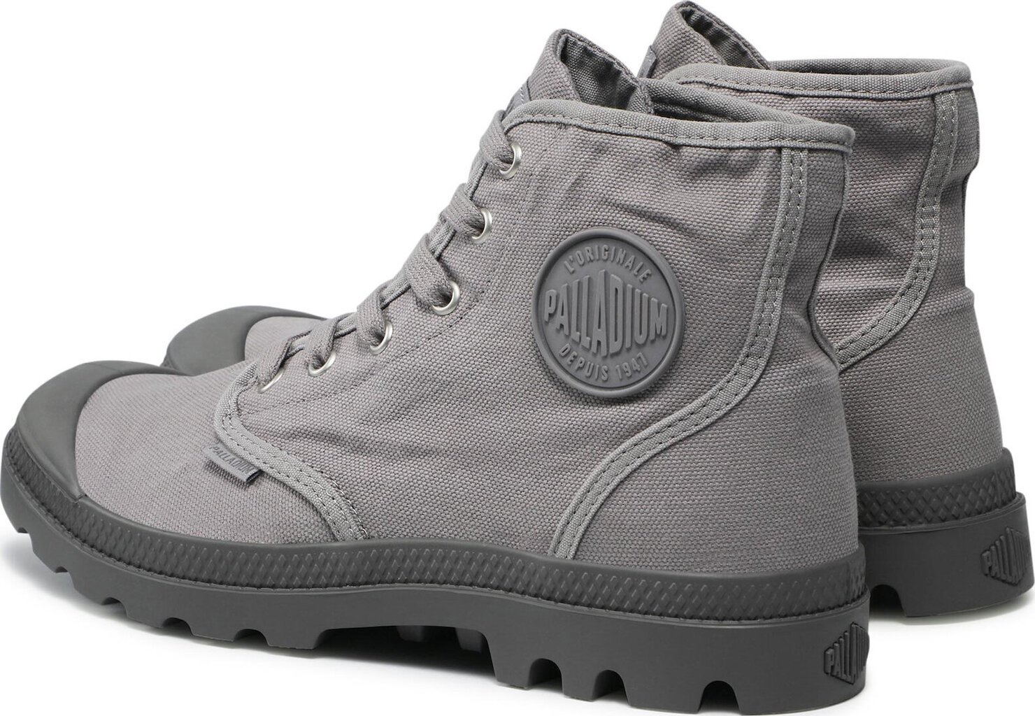 PALLADIUM zābaki PAMPA HI / Grey Flannel cena un informācija | Vīriešu kurpes, zābaki | 220.lv