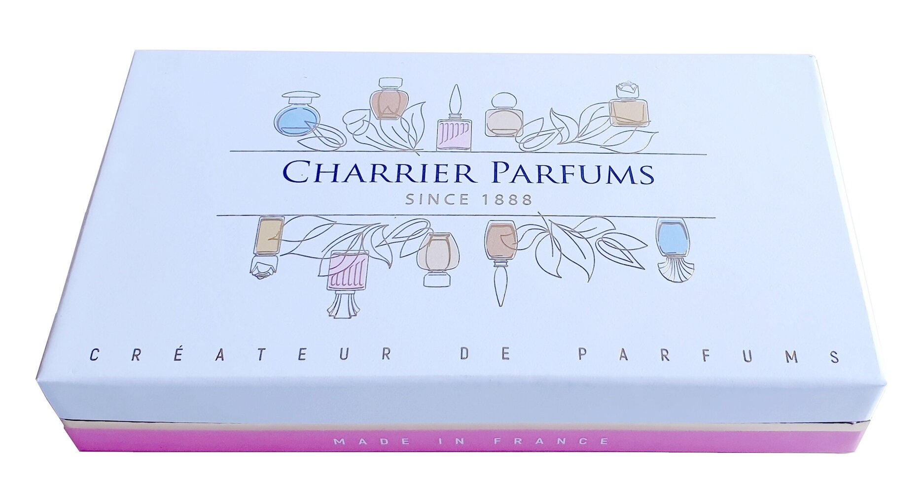 Komplekts Charrier Parfums "Les Parfums de France EDP sievietēm", 10 gab., 58,8 ml cena un informācija | Sieviešu smaržas | 220.lv