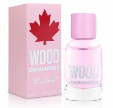 Tualetes ūdens Dsquared2 Wood Pour Femme Deluxe EDT sievietēm, 5 ml cena un informācija | Sieviešu smaržas | 220.lv