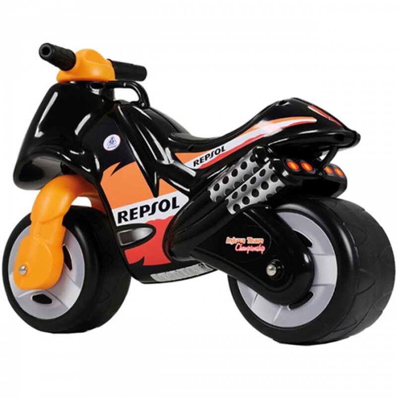 Motocikls - Injusa Repsol, melns цена и информация | Rotaļlietas zīdaiņiem | 220.lv