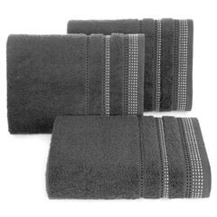 Темно-серое хлопковое полотенце, 50x90 см. цена и информация | Полотенца | 220.lv