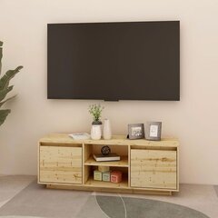vidaXL TV skapītis, 110x30x40 cm, egles masīvkoks cena un informācija | TV galdiņi | 220.lv